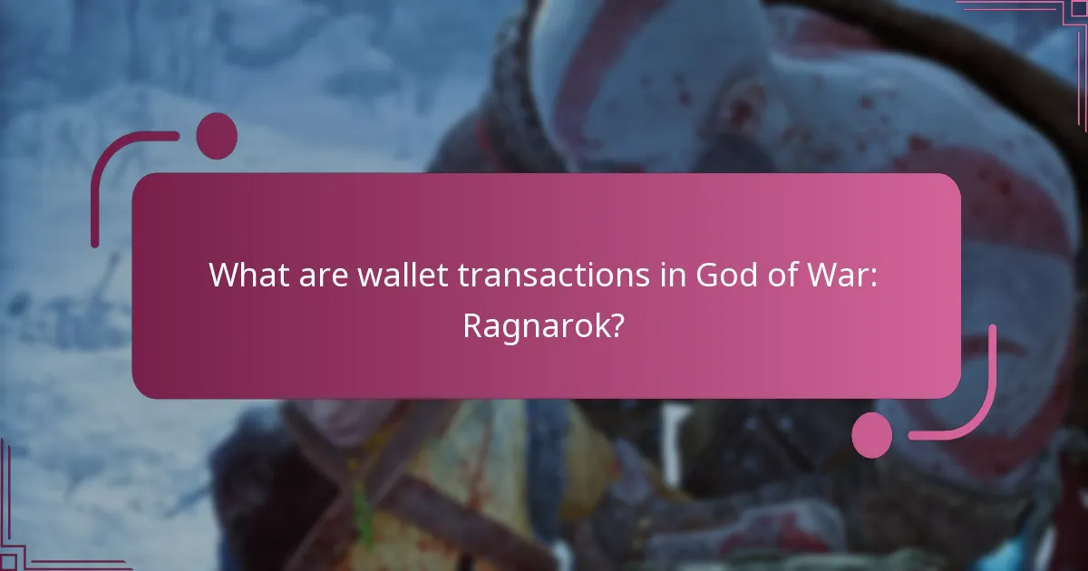 How do wallet transactions impact gameplay?
