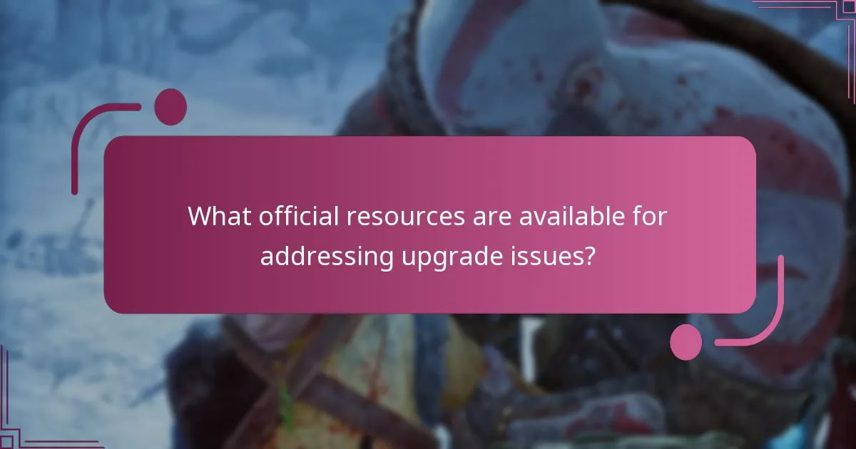 Which upgrades are most prone to issues in God of War Ragnarok?